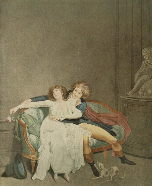 Dispute Of The Rose by Louis Leopold Boilly